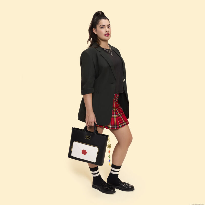 Harry Potter Hogwarts Letter Convertible Backpack & Tote Crossbody Bag LFlifestyle1 view 2